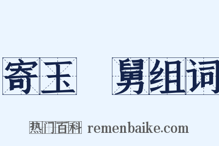 寄玉谿舅组词是什么意思的图片